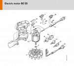 Stihl BE 55 Electric Blower Spare Parts